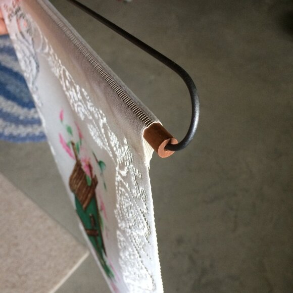 Birds/House Cloth-Fabric Wall Hanging - Picture 6 of 8